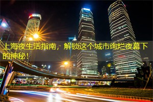 上海夜生活指南，解锁这个城市绚烂夜幕下的神秘！